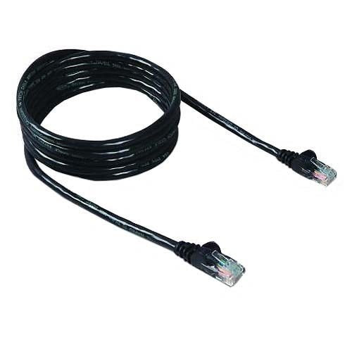 Belkin A3L980B25 Blk S 25 Ft Cat 6 Rj 45 Snagless Patch Cable, Black