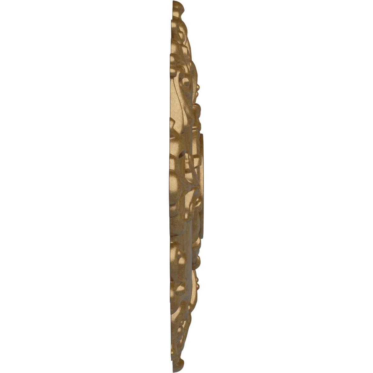 Ekena Millwork Cm18Rlpas Riley Ceiling Medallion, 18''Od X 3 1/2''Id X 1 1/2''P, Pale Gold