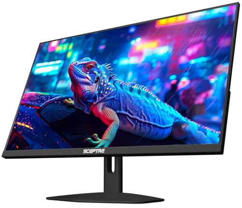 Sceptre Ips 24 Inch Essential Thin 100Hz Gaming Monitor Usb Type C Displayport Hdmi 100% Srgb Build In Speakers, Machine Black 2
