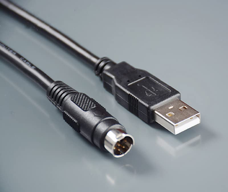 Washinglee USB Programming Cable for Mitsubishi PLC FX3U FX Series Taiwan Shihlin AX USB-SC09-FX Replacement 6 FT