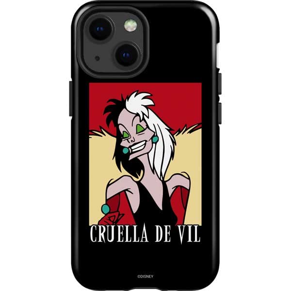 Skinit Impact Phone Case Compatible With Iphone 13 Mini   Officially Licensed Disney Cruella De Vil Design