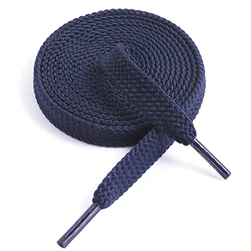 Vsudo Upgrade 28 Double Layer Weave Flat Shoelaces, 516 Wide Flat Shoe Laces For Adults  Kids Sneakers Or Athletic Shoes 1Pair N