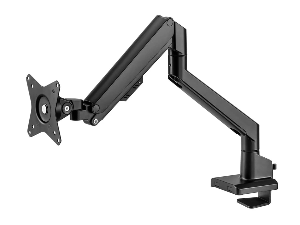 Workstream By Monoprice Low Profile Single Monitor Gas Spring Desk Mount - Up To