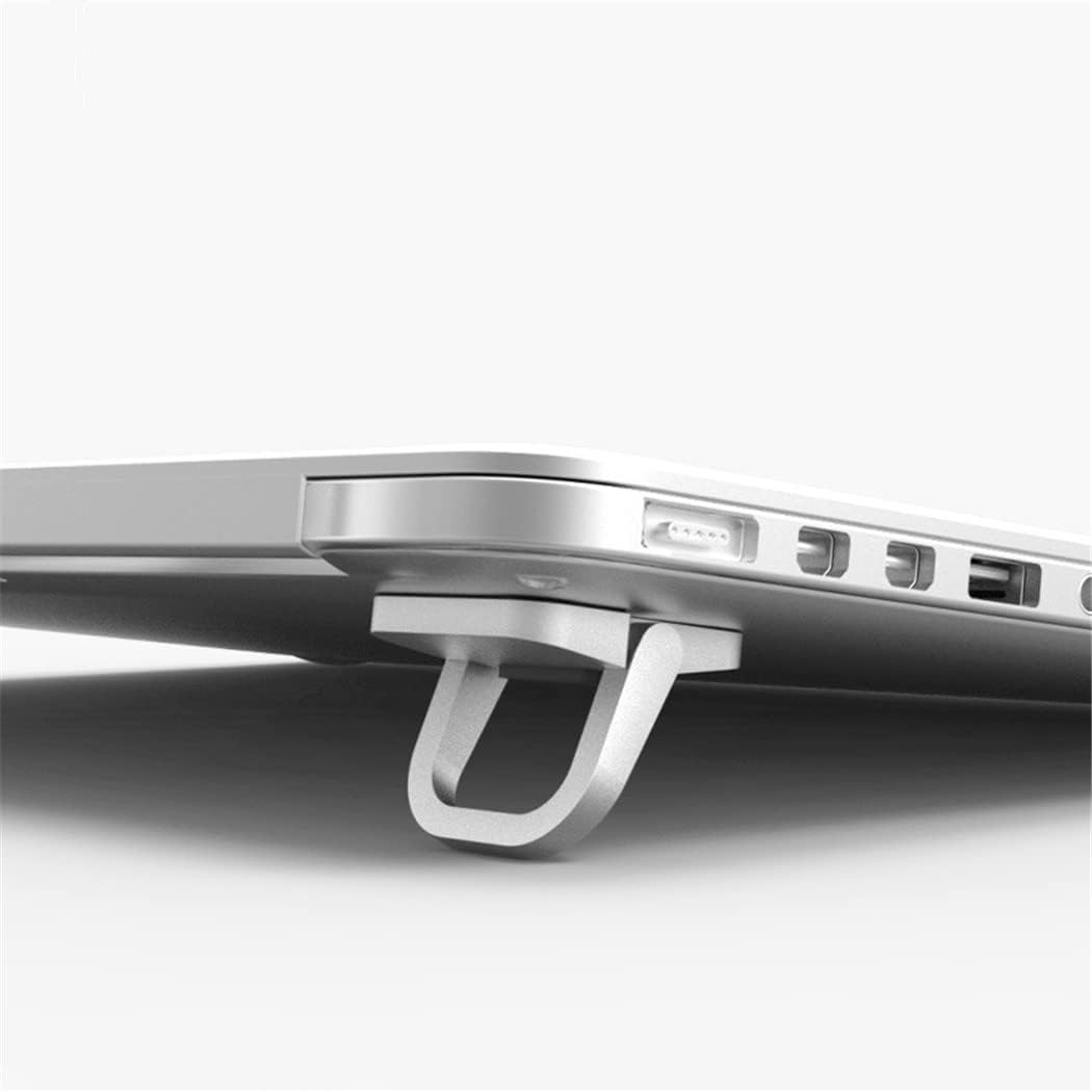 Exdtgt Portable Keyboard Riser, Mini Invisible Laptop Stand For Desk Computer Keyboard Macbook Notebook Stand Riser Aluminum (2P