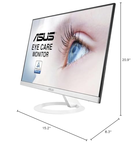 Asus Vz239H-W 23    Full Hd 1080P Ips Hdmi Vga Eye Care Monitor (White)