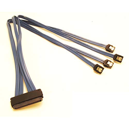 32 Pin Serial Attached SCSI SAS to 4 x 7 Pin SATA Cable