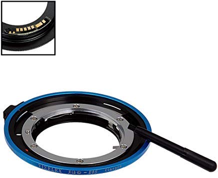 Fotodiox Pro Lens Mount Cine Adapter Compatible with Nikon Nikkor F Mount GType D/SLR Lens to Canon EOS (EF/EFS) Mount DSLR Ca