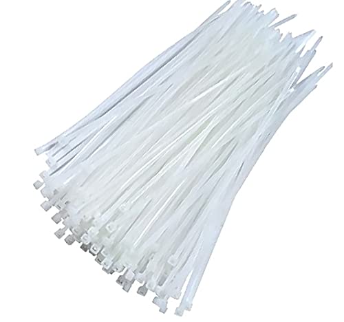 Wizzo (Pack Of 300 Pieces) Self Locking Teeth Grip Nylon Zip Wire Organizer, Cable Tie, Cable Strap For Cable Management (2.5Mm