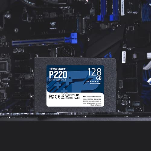 Patriot P220 128Gb Internal Ssd - Sata 3 2.5 - Solid State Drive - P220S128G25