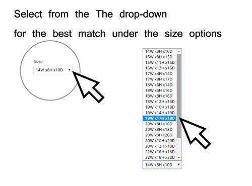 Szbro Printer Cover Case Protective Covers Jacket, Compatible With Hp, Epson,Canon, Brother, Pixma Officejet (17W X9H X17D)