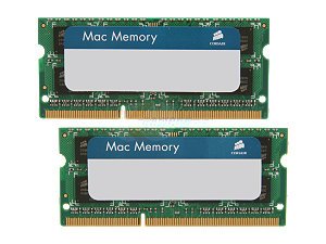 Corsair Mac Memory SODIMM 8GB (2x4GB) DDR3 1333MHz CL9 Memory for Mac Systems, Apple Qualified - Black