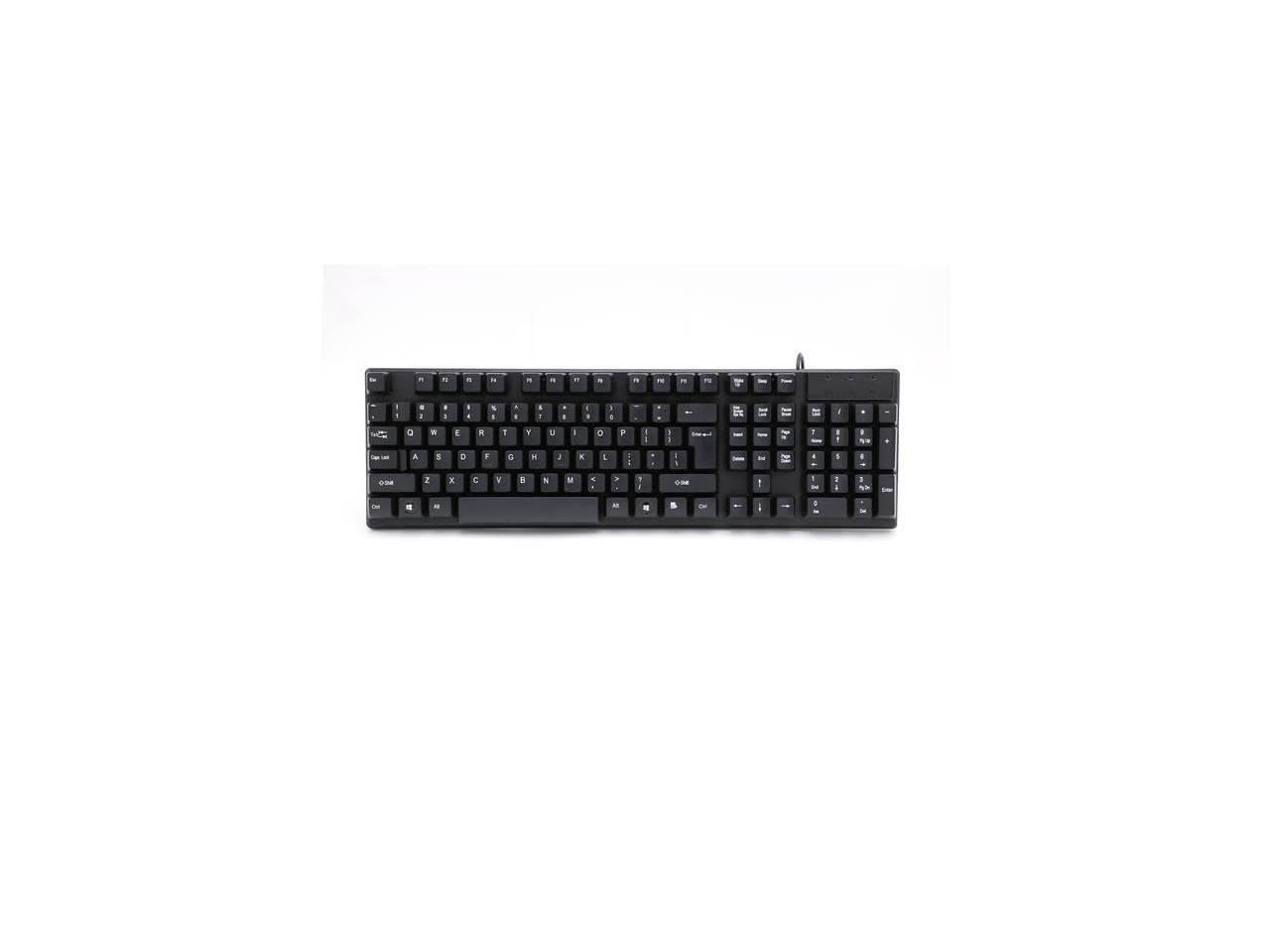 Imicro Kb Imk15 107 Key Wired Usb Keyboard, English