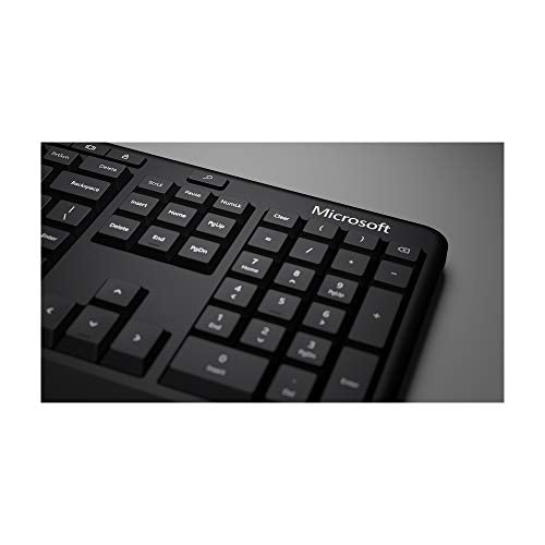 Microsoft Lxm 00004 Wired Ergonomic Keyboard, Black