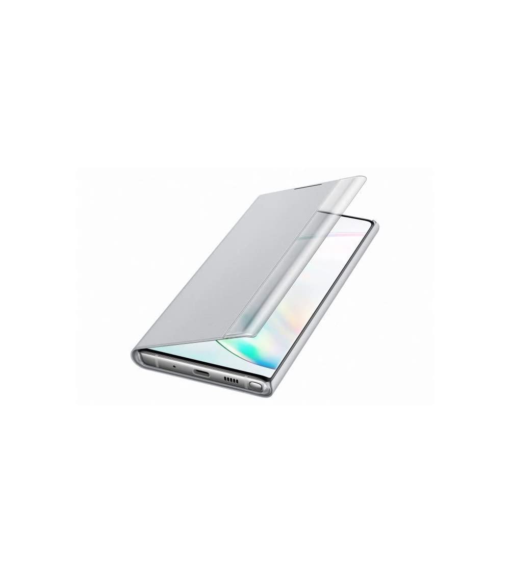 Samsung Original Galaxy Note 10 Clear View Cover Case - Silver
