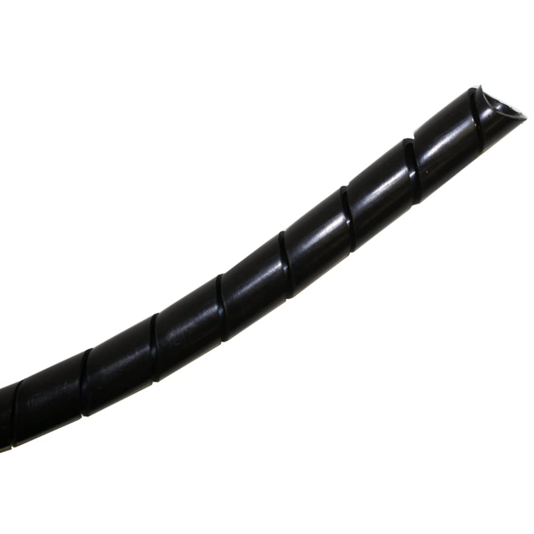 Kable Kontrol Vortex Spiral Cable Wrap   1/2� Inch 100� Feet Long   Hose Protector Flexible Polyethylene Wire Conduit Tubing Cable Sleeve Cord Cover To Organize Wires � Black