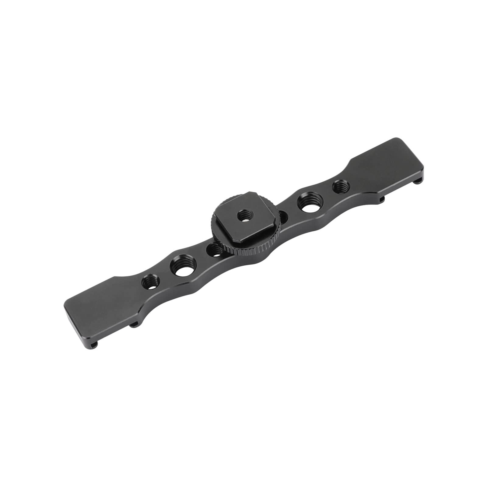 Szrig Double End Shoe Mount Support Rail With 1/4'' & 3/8'' Thread Holes For Photo Studio