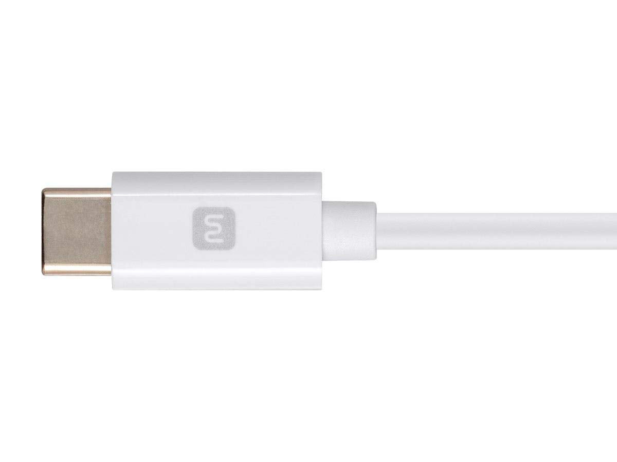 Monoprice Apple MFi Certified Lightning to USB-C Sync Cable 138383 White 3 Feet