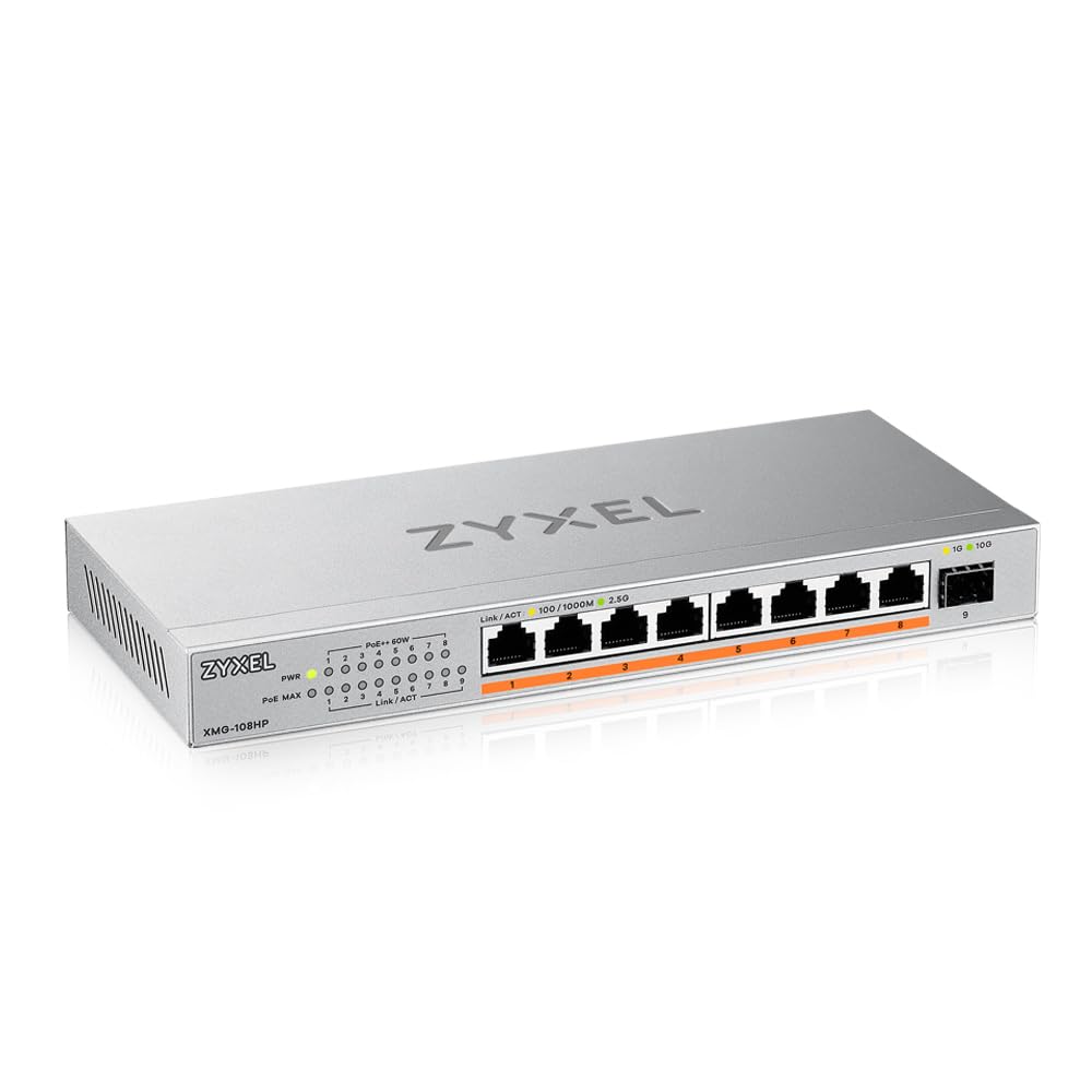 8 Port 2.5GbE PoE++ Switch