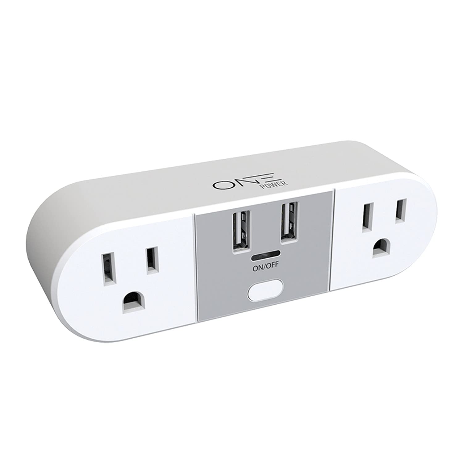 One Power Ows221 Smart 2 Outlet Plug With 2 Usb Ports