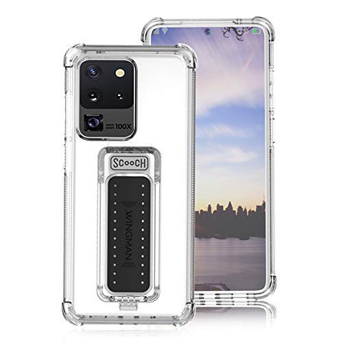 Scooch Wingman | Kickstand Case For Samsung Galaxy S20 Ultra [10 Ft Drop Protection] [Two Way Stand] Shockproof Protective Cover