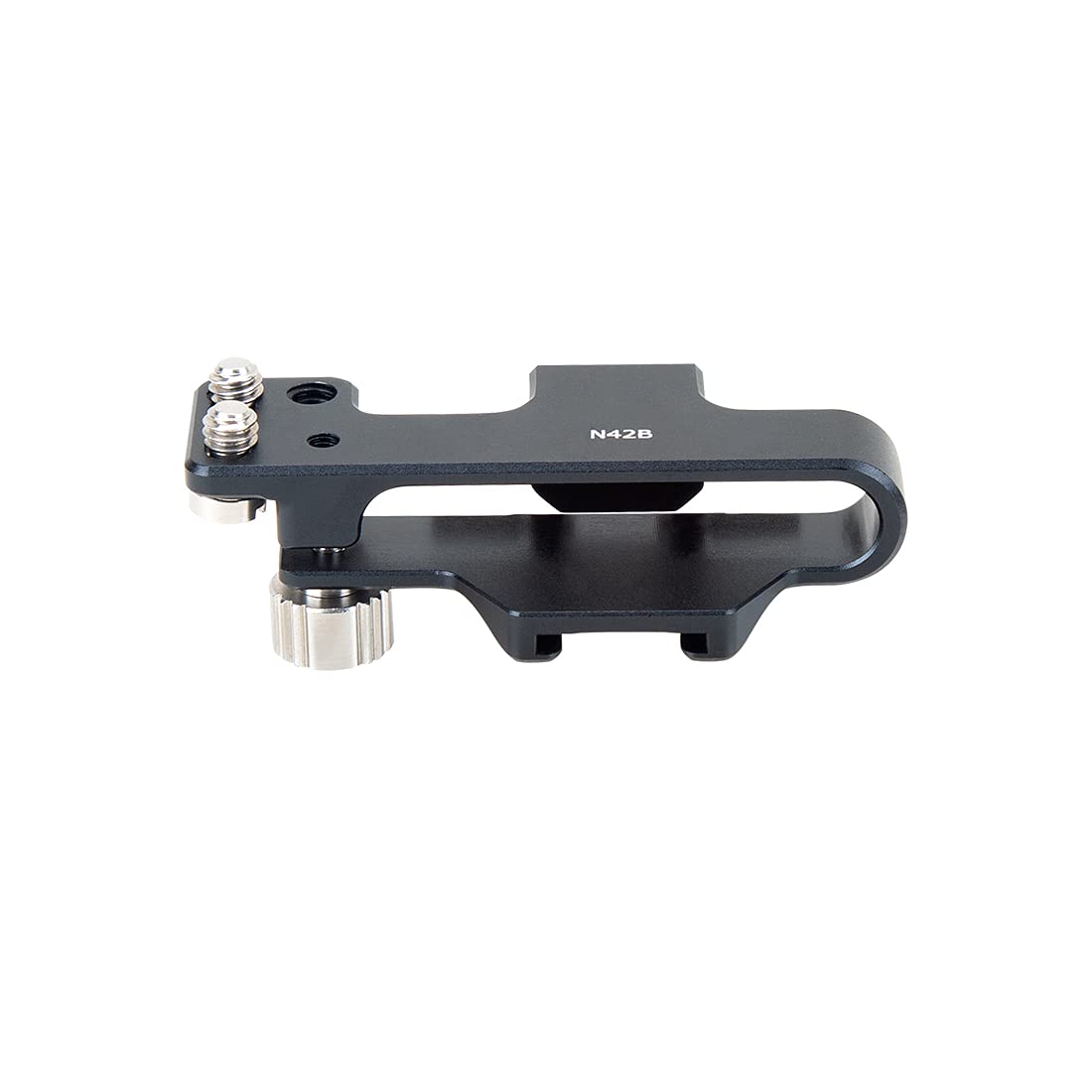 Nitze Ssd Mount Bracket For Samsung T5 Ssd, T5 Ssd Holder With Built In Cold Shoe And Usb C Cable Clamp   N42B