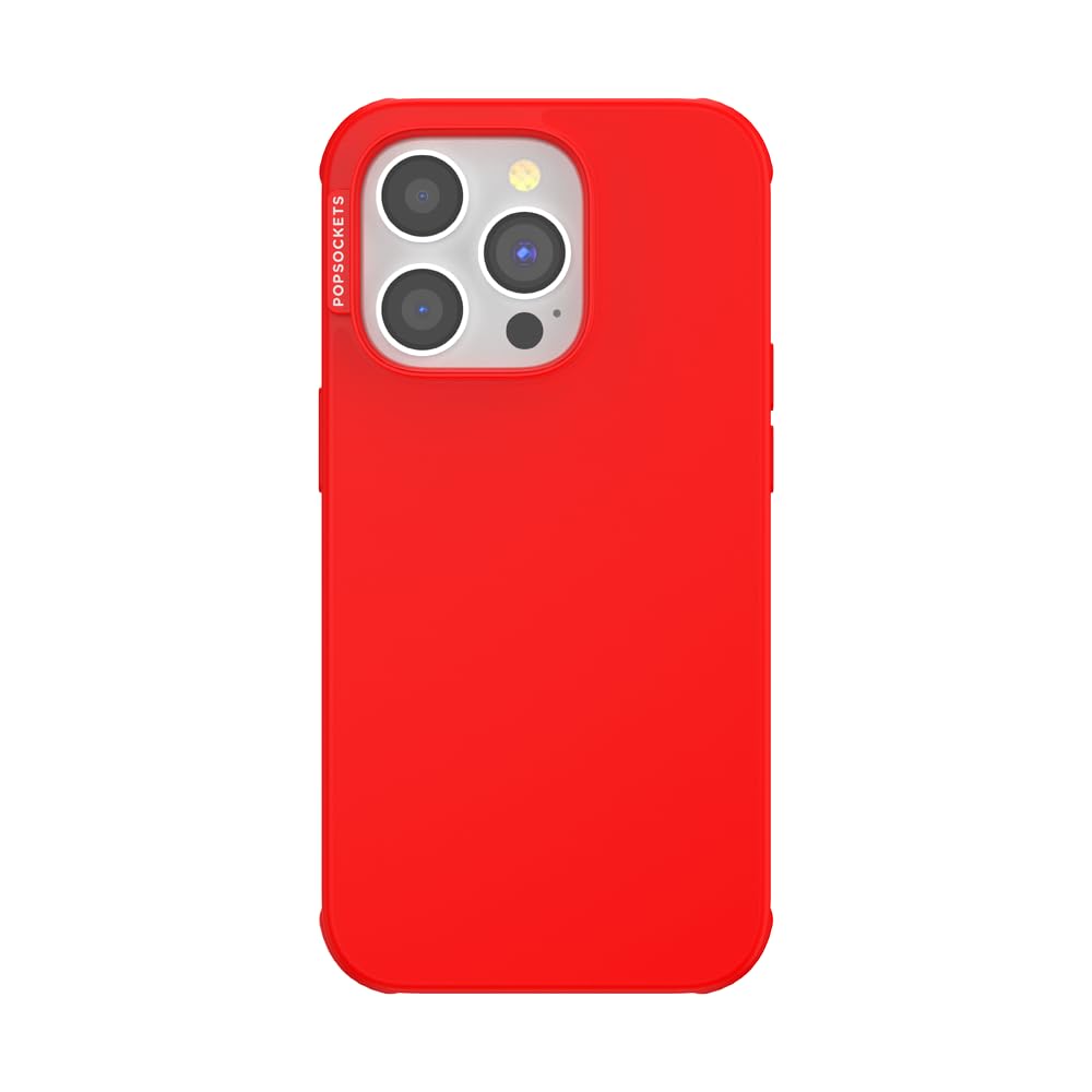 PopSockets iPhone 14 Pro Case with MagSafe, Phone Case for iPhone 14 Pro, Grip Sold Separately, Wireless Charging Compatible - R