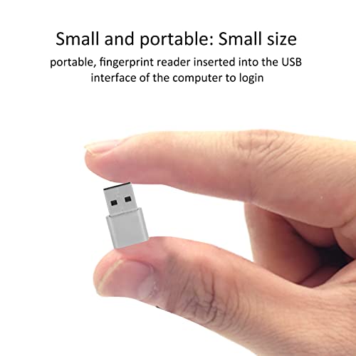 Usb Fingerprint Reader,Multi Finger 360 Degrees Touch Fast Matching High Sensitivity Hello Fingerprint Reader For Win 10 11 Lapt