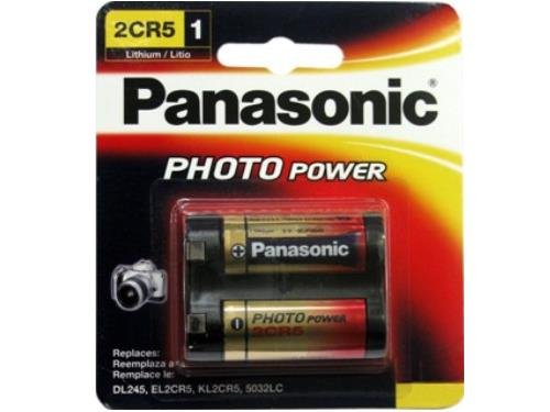 8 x Panasonic 2CR5 6 Volt Lithium Batteries (245, DL245, EL2CR5)