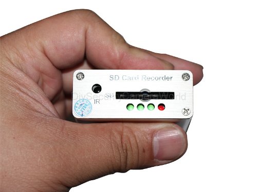 Diysecuritycameraworld Mini Hd 1 Channel Super Smart Mini Dvr, Support Sd Card, Real Time H.264/H.265 Video Compression