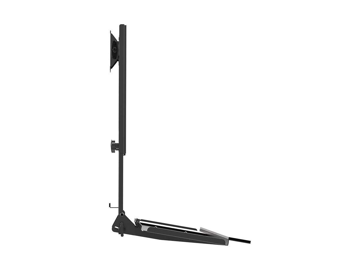 Monoprice Workstation Wall Mount For Keyboard And Monitor   Supports Vesa 75X75 And 100X100 Monitors That Weigh Up To 55 Lbs, Ke