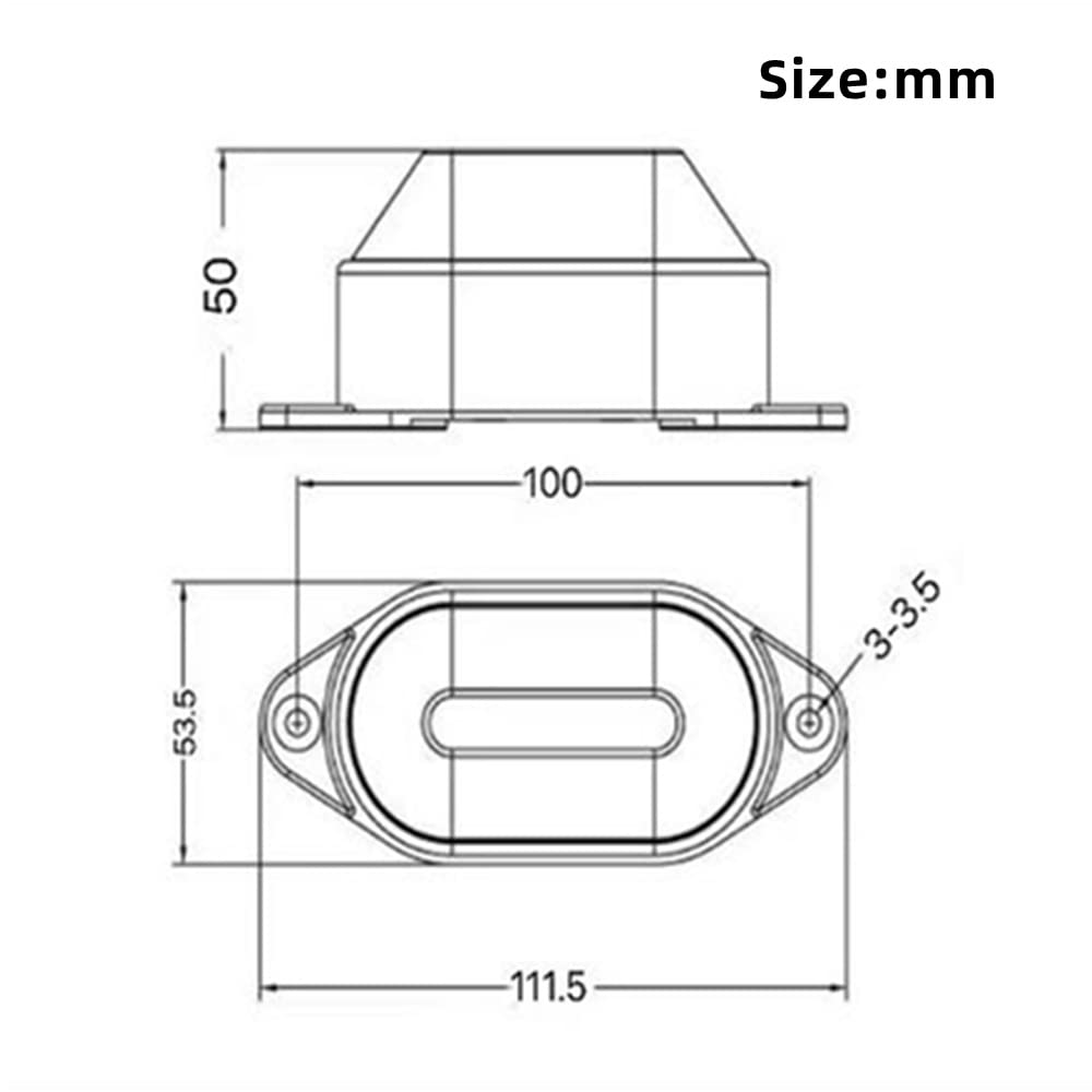 Ac110V 120V Strobe Siren Industrial Warning Light And Sound Emergency Panic Alarm Can Work With Smart Switch Plug (Not Include)