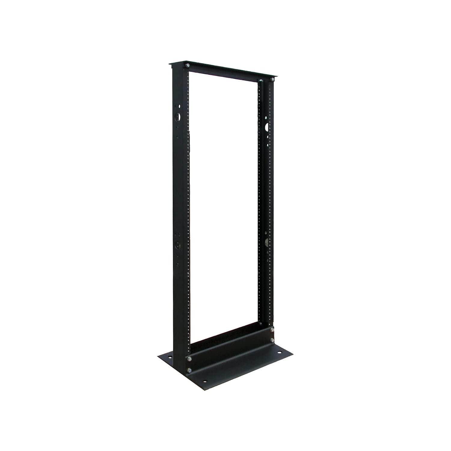 Tripp Lite 25U 2 Post Open Frame Server Rack, Standard 19 Inch Width For Network Equipment, 800 Lbs Capacity, 12 24 Threaded & N