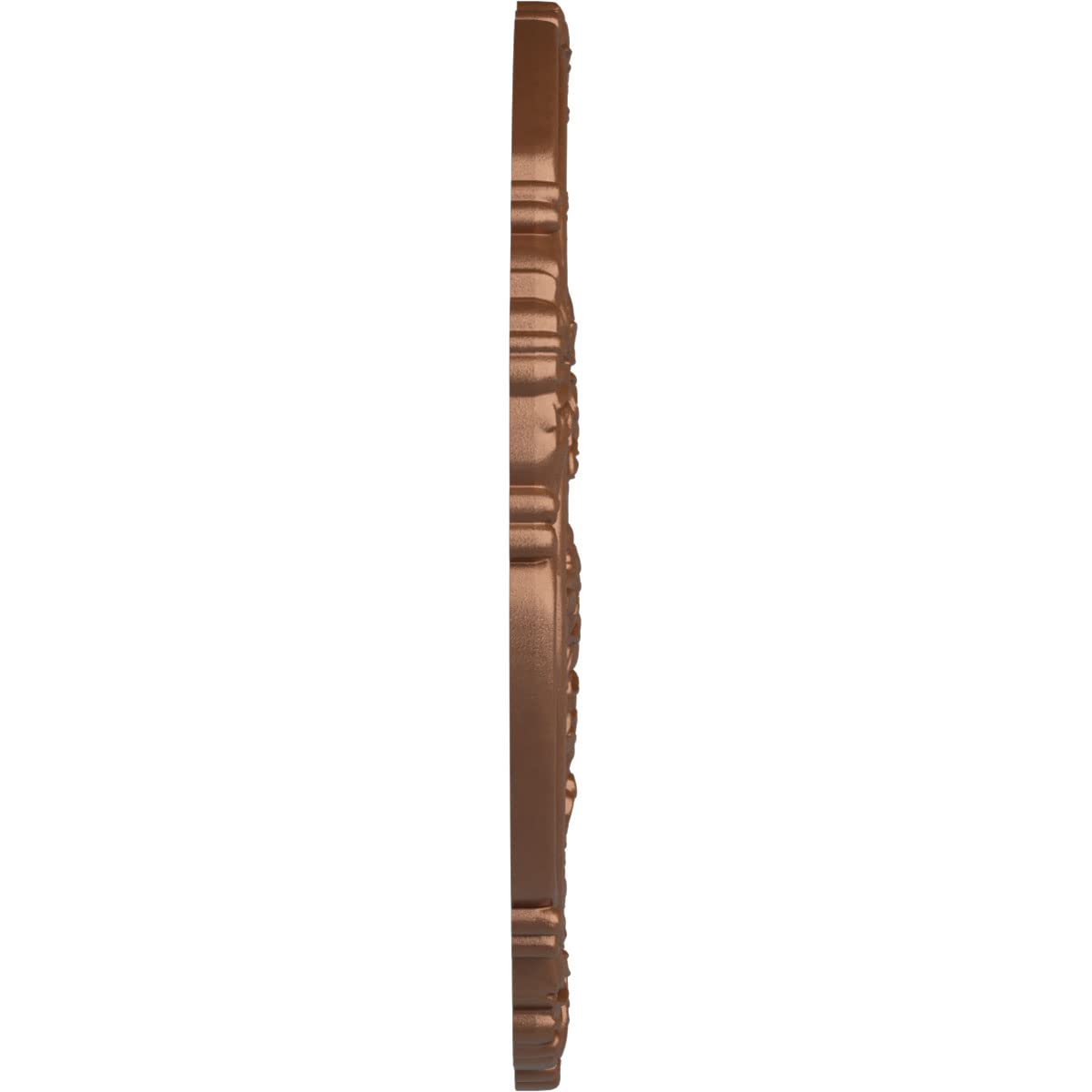 Ekena Millwork Cm26Atpos Attica With Rose Ceiling Medallion, 26''Od X 3 3/4''Id X 1 1/2''P, Hand Painted Polished Copper
