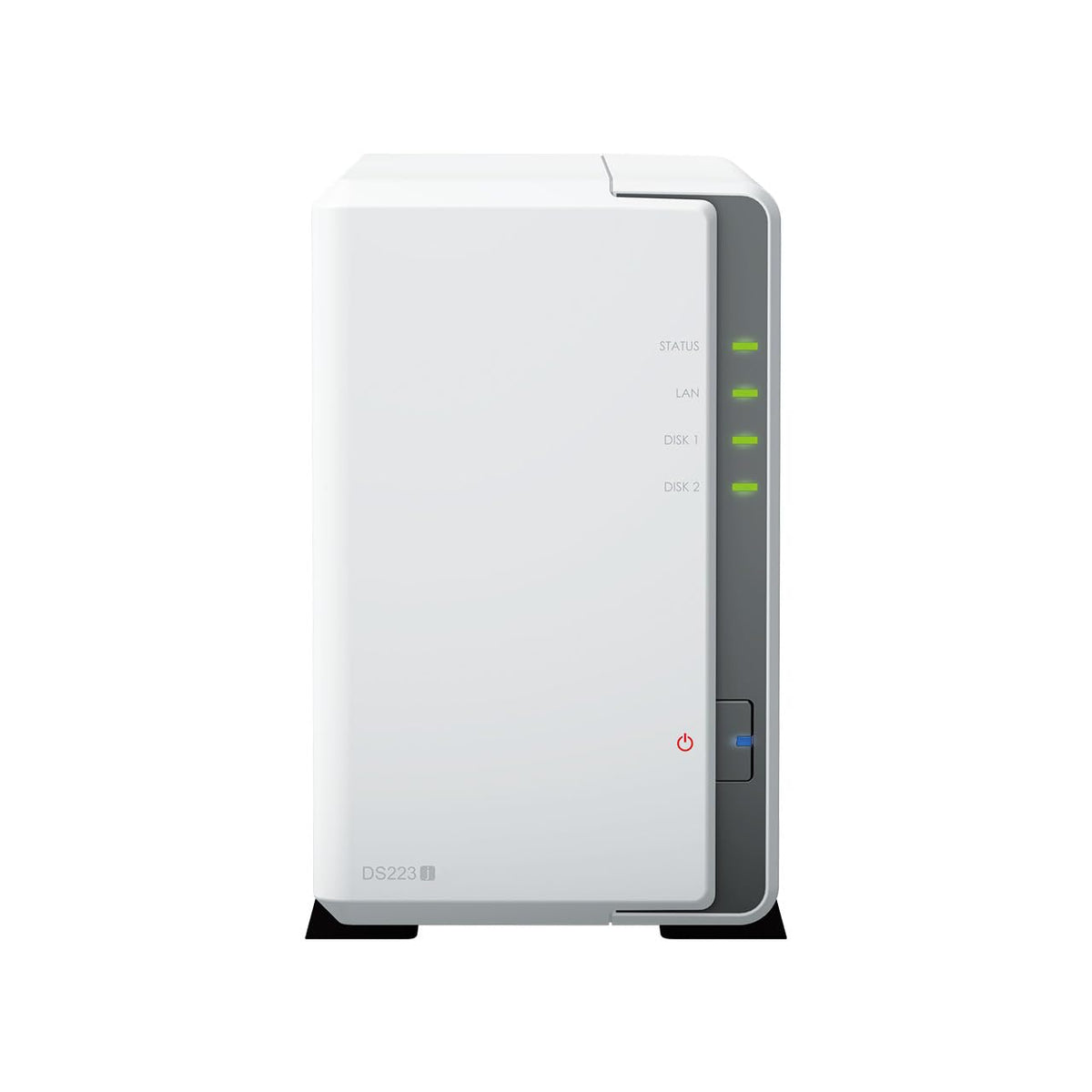 Synology Ds223J 2-Bay Diskstation Nas (Realtek Rtd1619B 4-Core 1.7 Ghz 1Gb Ddr4 Ram 1Xrj-45 1Gbe Lan-Port) 16Tb Bundle With 2X 8
