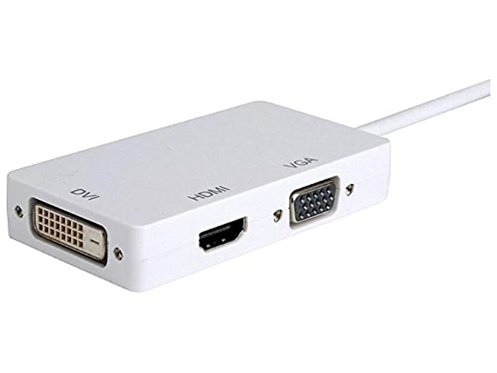 Axiom 3-In-1 Displayport To Hdmi, Vga And Dvi Video Adapter - Axiom A/V Cables A