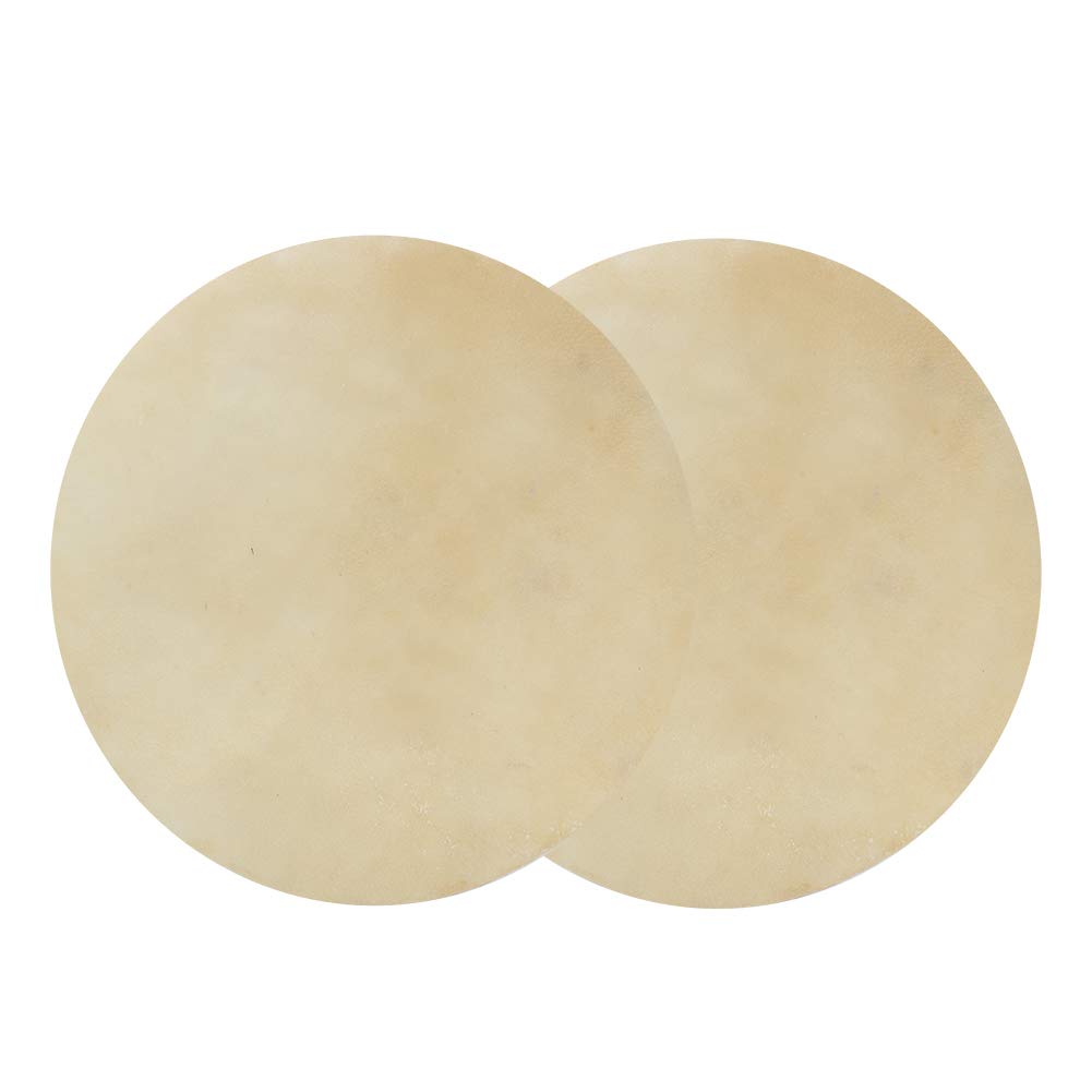 8.5/12 Inch Buffalo Leather Drum Head 2Pcs, Long Lasting And Consistent Sound For African Bongo Drums Accessory(12 Inch)