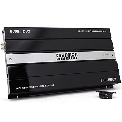 Sundown Audio SAZ-1500D Limited Edition 1500W RMS Monoblock Amplifier - Plastic/Metal Construction