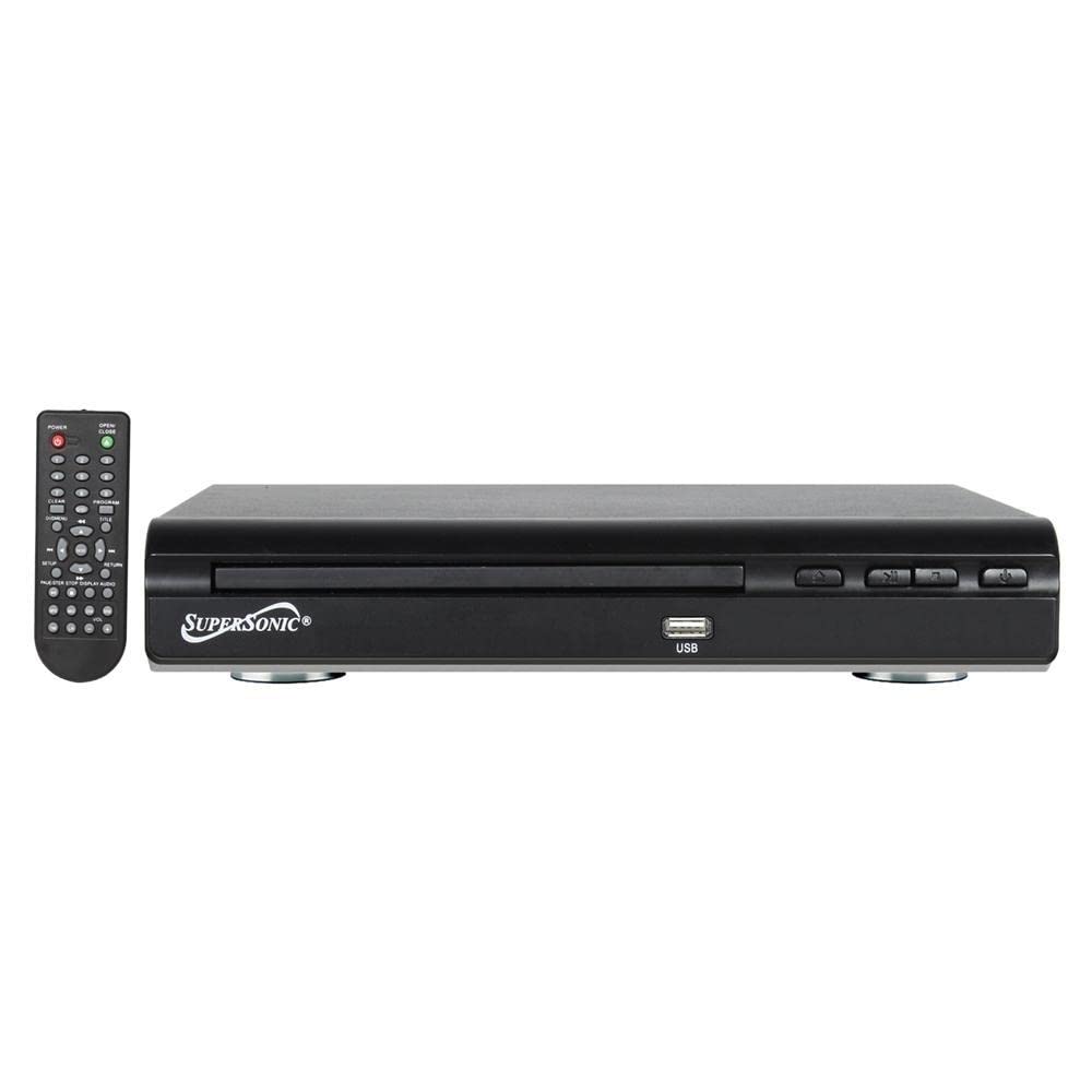 SuperSonic 2.0 Channel DVD Player with USB Input