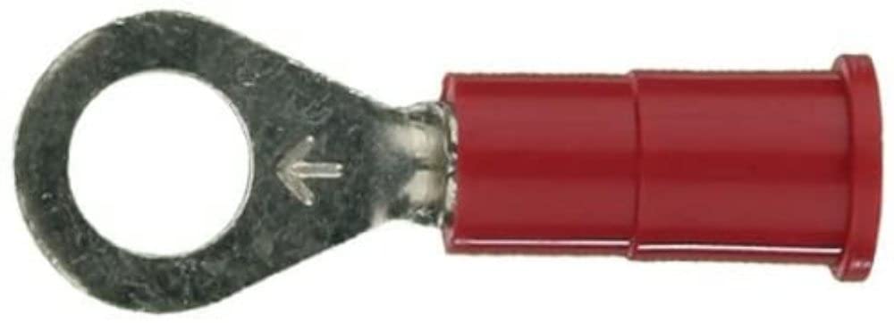 Install Bay Ring Terminal Vinyl 22/18 Gauge #10   100 Bag