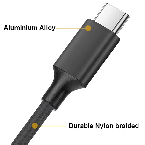 Puxnoin Multi Charging Cable, 4Pack Multi Charger Cable Short 1Ft Braided Universal 3 In 1 Multiple Usb Cable Charging Cord With