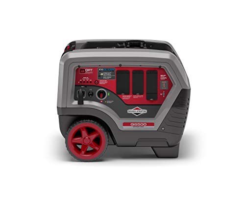 Briggs & Stratton Q6500 Quiet Power Series Inverter Generator | Co Guard, 6500 Starting Watts