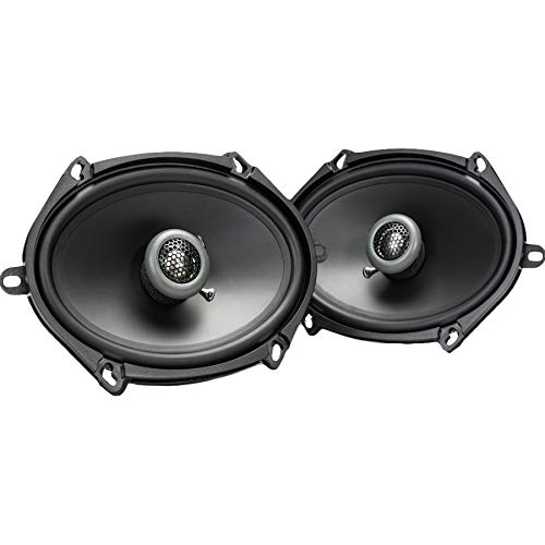 Mb Quart Fkb168 Formula Car Speakers (Black, Pair)     5X7 6X8 Inch Coaxial Speakers, 50 Watt, 2 Way Car Audio, Internal Crossov