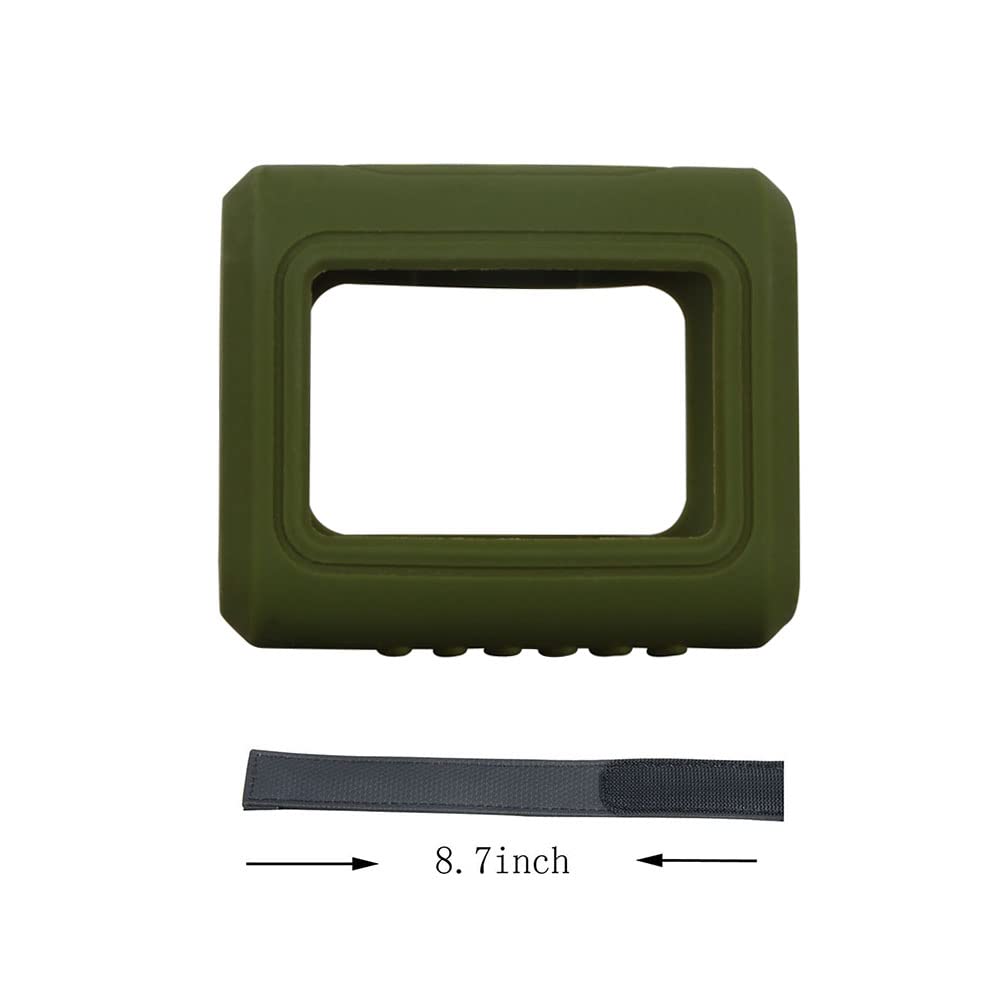 Hermitshell Hard Travel Case For Jbl Go 3 / Jbl Go 4 / Jbl Go 3 Eco Portable Bluetooth Speaker (Forest, Silicone Case)