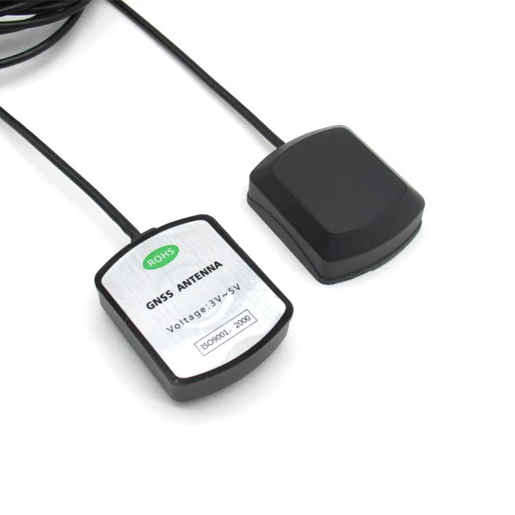 Vehicle Waterproof Gps Navigation Magnetic Antenna Sma Male Connector For Car Stereo Head Unit Gps Navigation System Module Truck Marine Boat Gps Tracker Locator Real Time Tracking (With Magnetic)