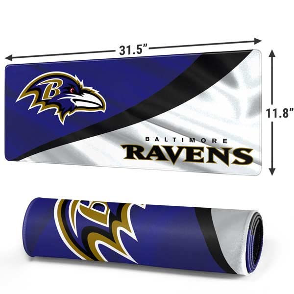 Skinit Large Gaming   Officially Licensed Nfl Baltimore Ravens Design