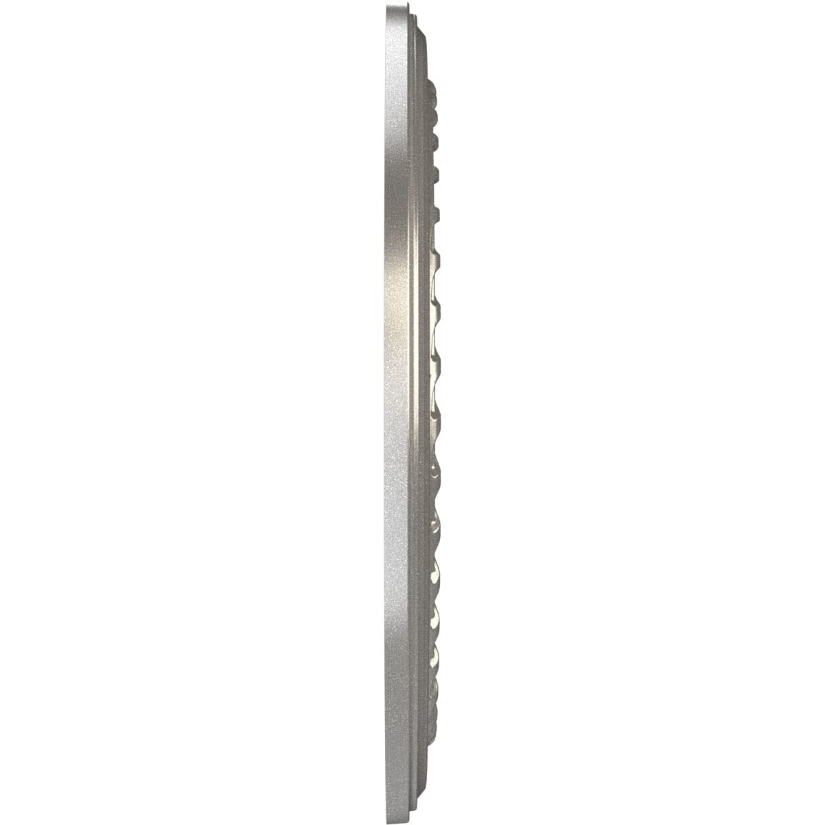 Ekena Millwork 19Od X 3 1/2Id X 1P Cole Thermoformed Pvc Ceiling Medallion (Fits Canopies Up To 5 1/8), Aged Dark Steel