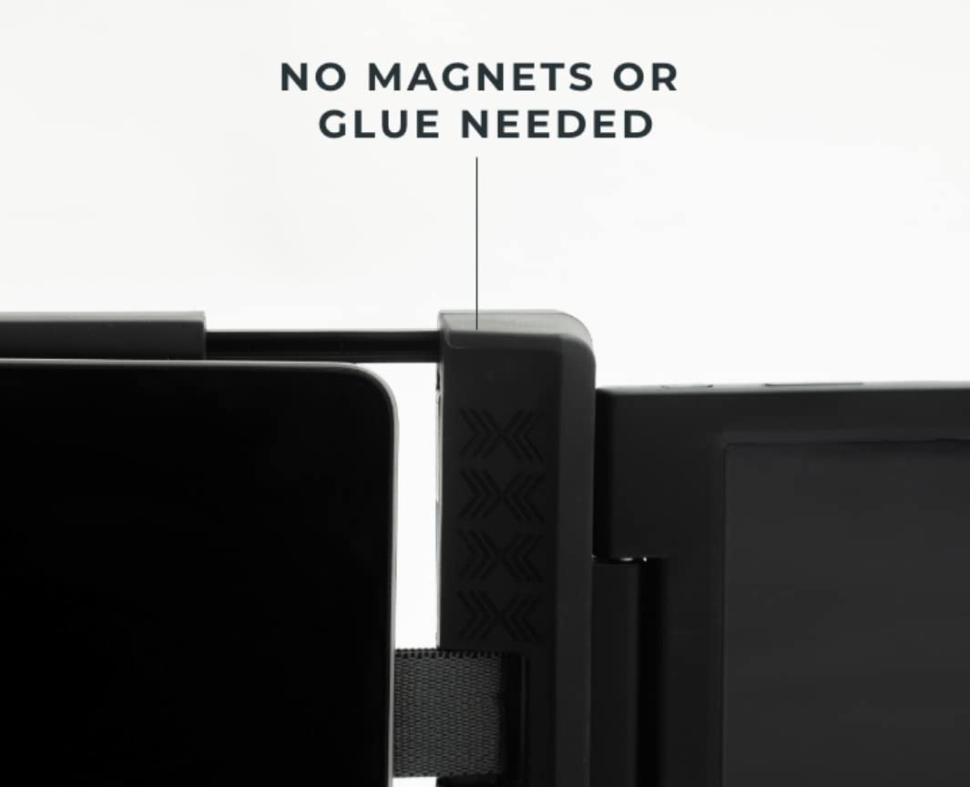 Xebec Tri Screen 2 | Portable Attachable Monitor For Laptop | Full Hd Plug & Play, Compatible With Mac, Pc, 1920X1200 | Tri Scre