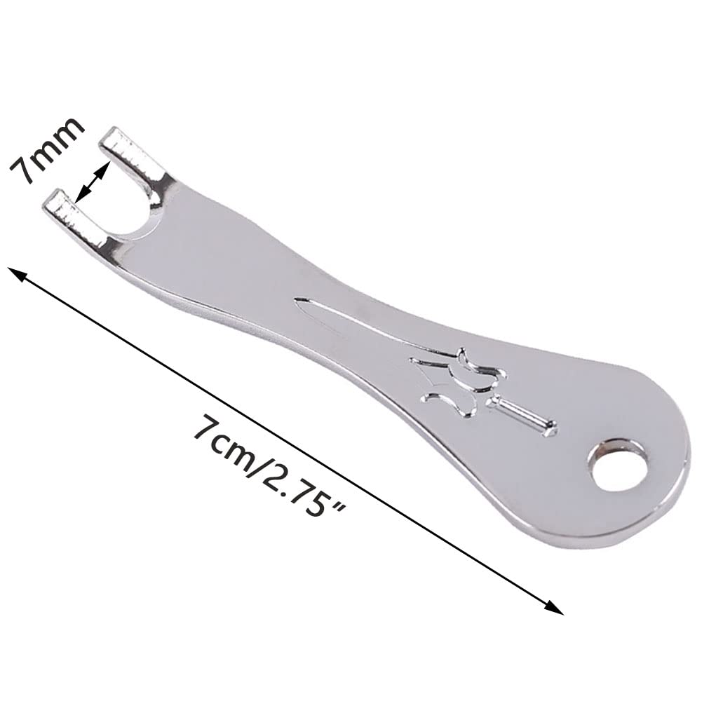 Tuoren Acoustic Guitar Bridge Pins Puller String Peg Extractor Removal Pulling Tool Stainless Steel Colorful 4Pcs/Set