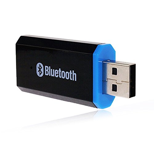 Qofowin Usb Bluetooth Receiver Adapter, Wireless Audio Adapter Car Kit Music Receiver For Home Stereo/Car Stereo Sound System Sp