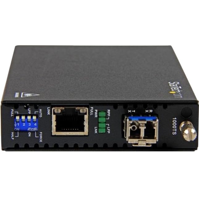 Startech.Com Singlemode (Sm) Lc Fiber Media Converter For 1Gbe Network   10Km   Gigabit Ethernet   1310Nm   With Sfp Transceiver